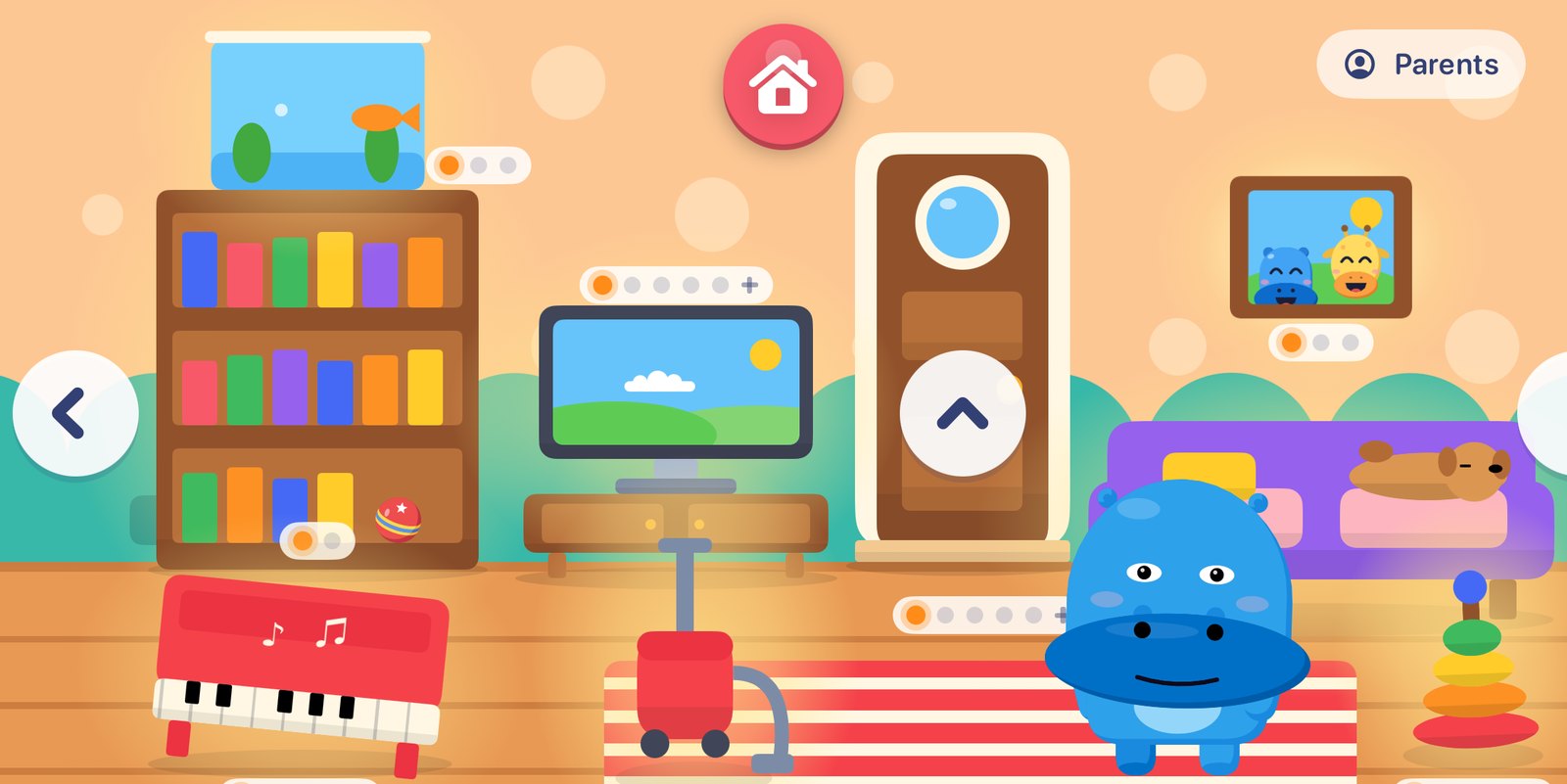 The living room